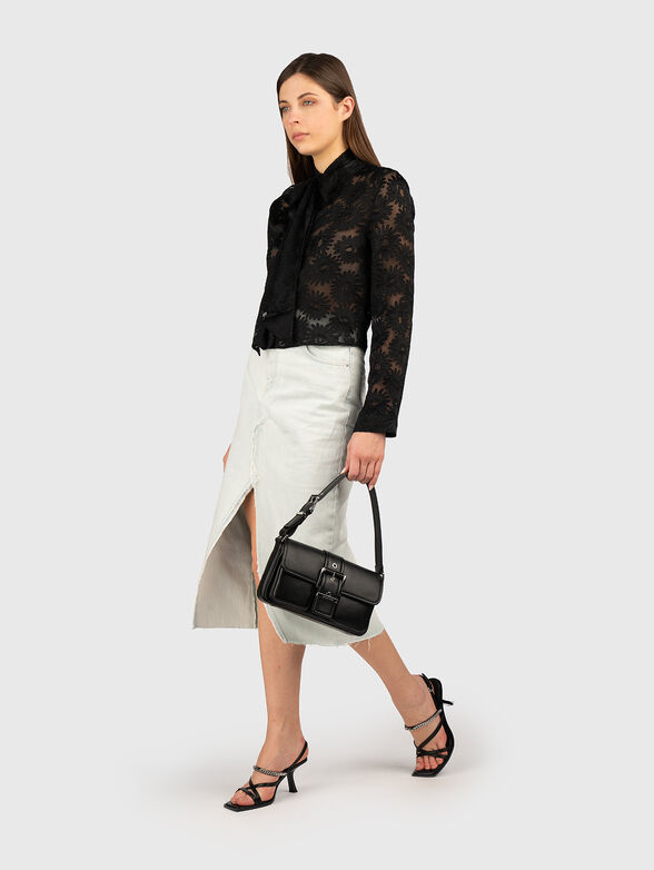 Long sleeved shirt with floral motifs - 2