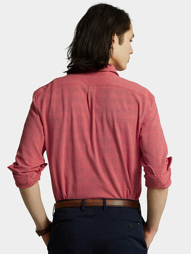 Cotton shirt in pink - 3