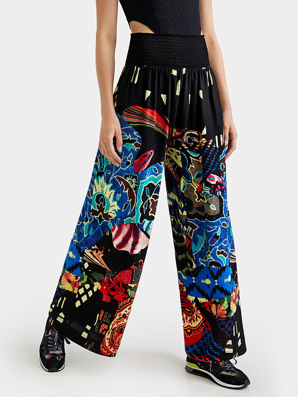 Osaкa trousers with accent print - 1
