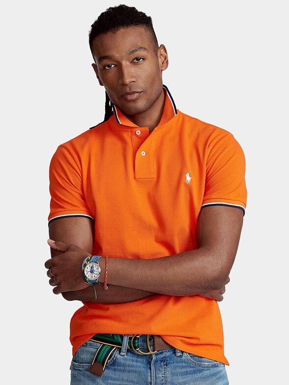 Cotton polo-shirt with Pony logo - 1