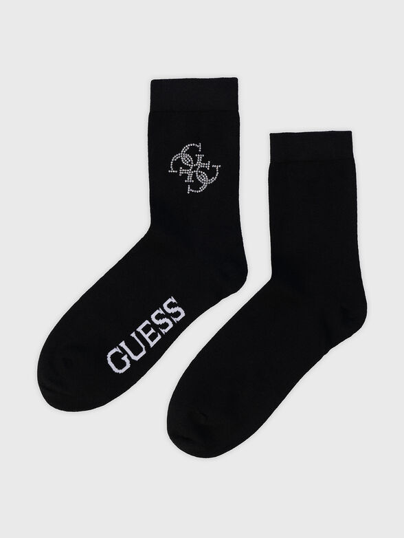Black socks with 4G logo  - 1