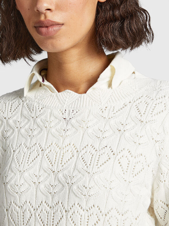 DAMARA sweater with openwork embroidery - 4