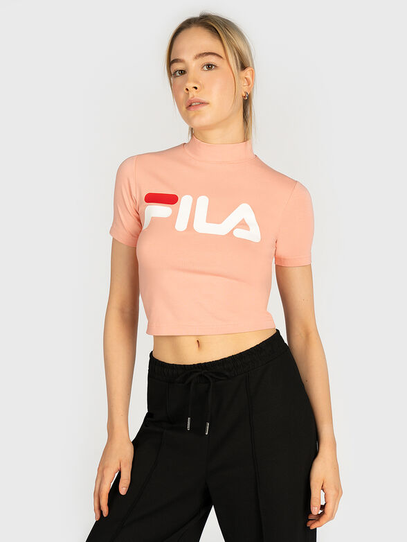 Black cropped tee - 1