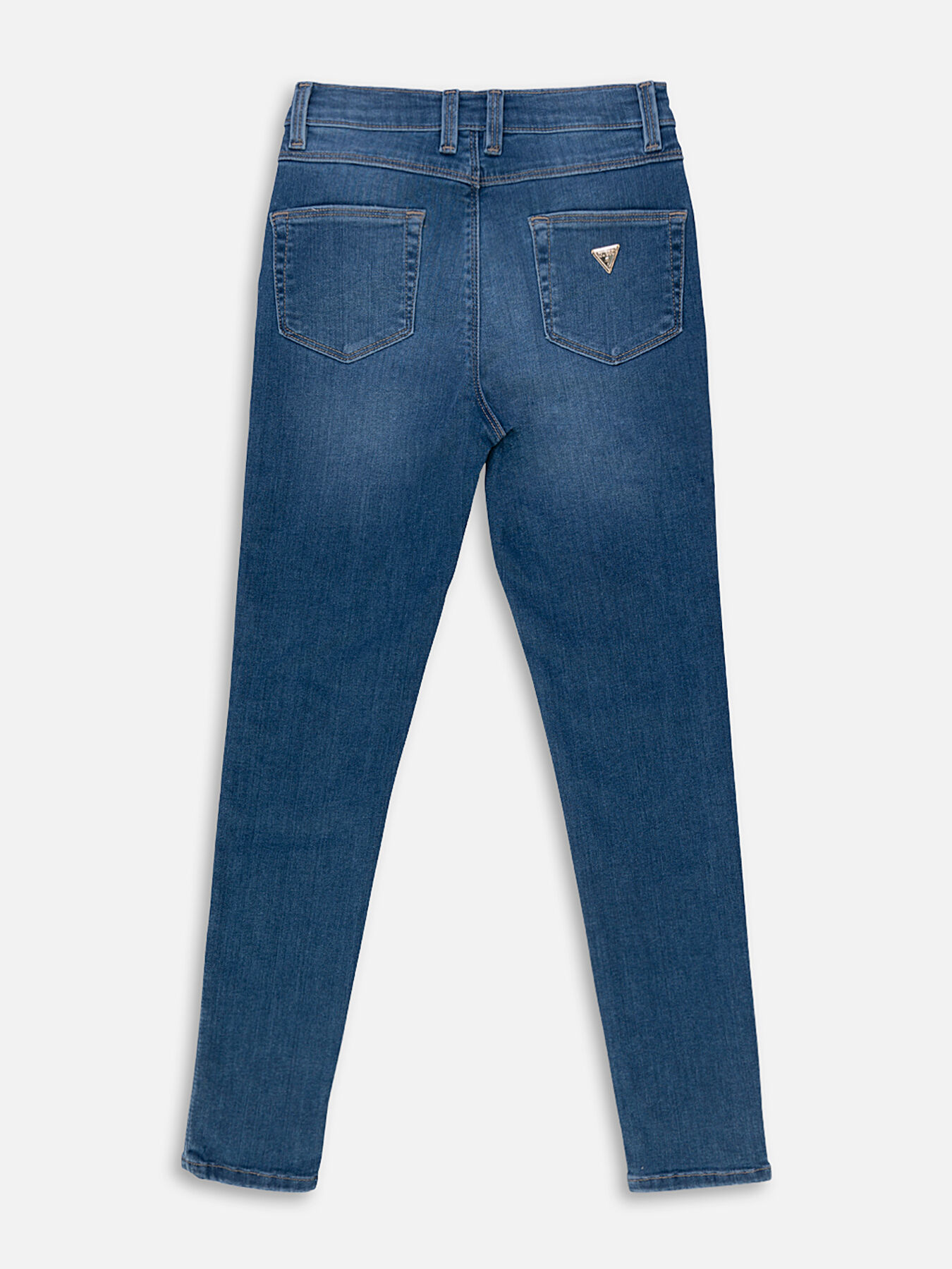 Dark blue jeans with applied rhinestones brand GUESS Globalbrandsstore en