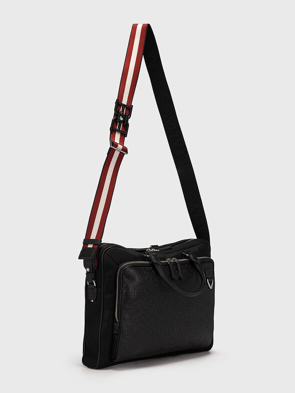 CAHRL black bag with monogram logo accent - 2