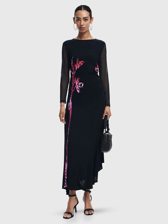 ASIMETRICOL dress with accent print - 1