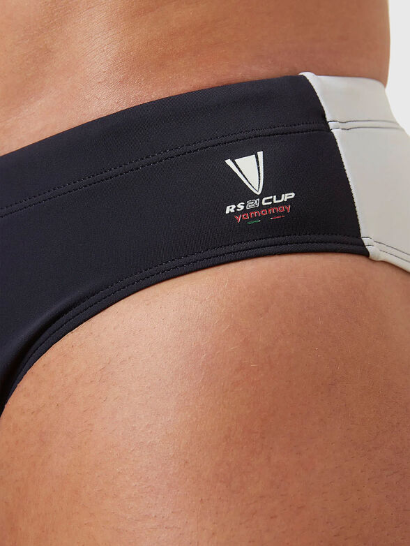 RS 21 dark blue swimwear with contrast detail - 3