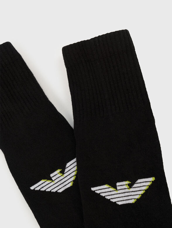 Set of two pairs of socks with logo - 2