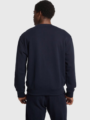 Sweatshirt with maxi logo inscription - 3