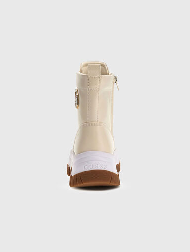 Boots with logo with applied crystals - 3