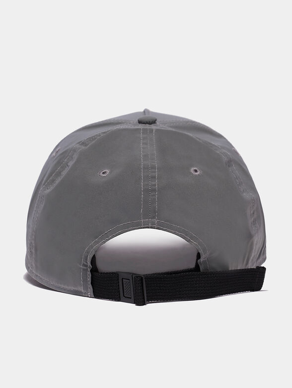 Unisex grey baseball hat with logo - 2