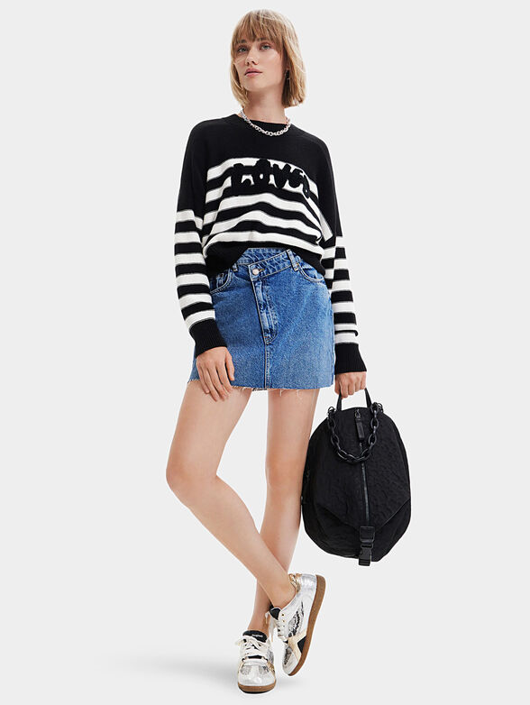 VIANA backpack with animal texture - 2