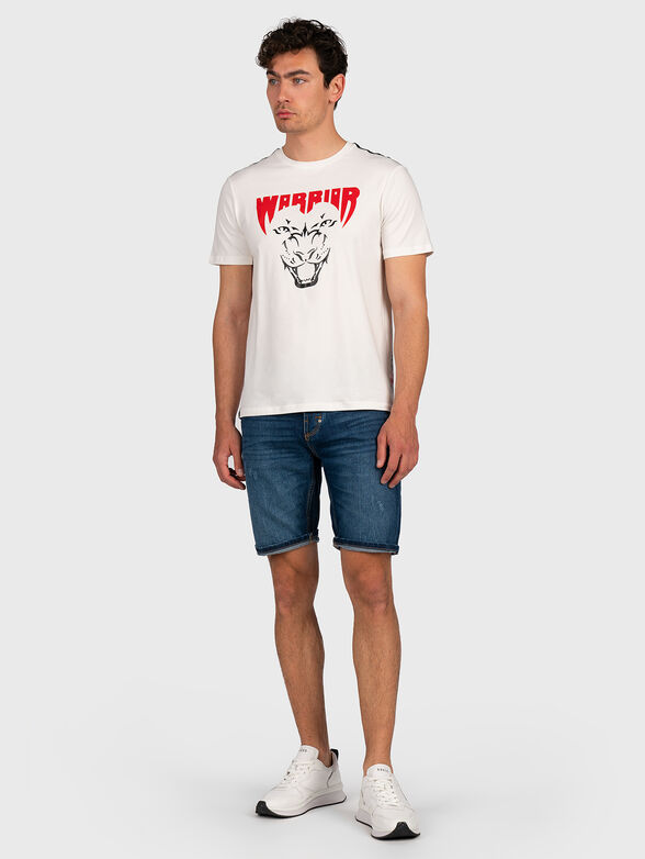 White T-shirt with print - 6