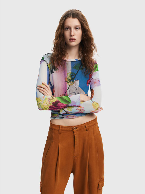 Блуза LACROIX с полупрозрачен ефект - 1