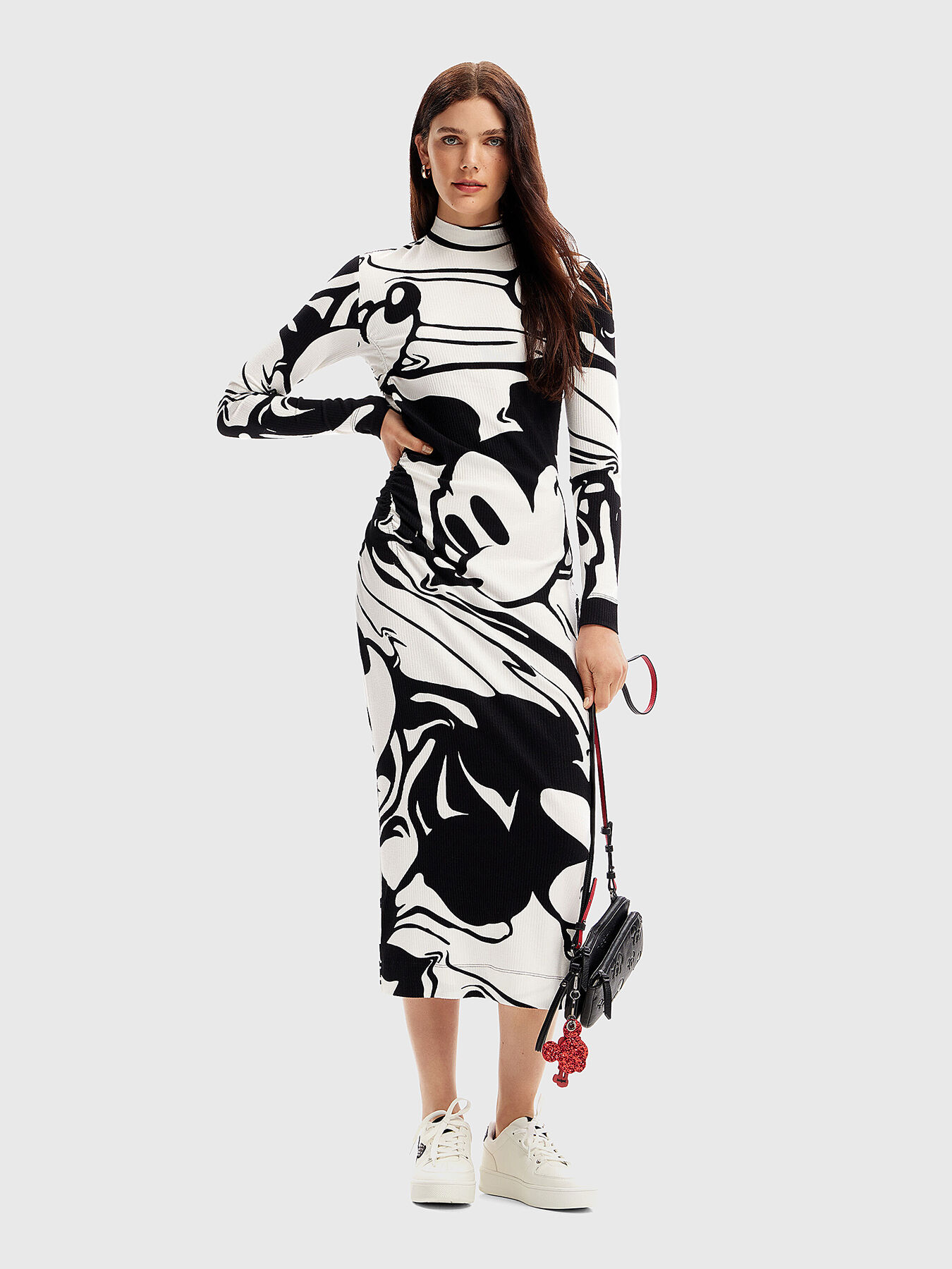 Mickey Mouse print dress brand DESIGUAL Globalbrandsstore en