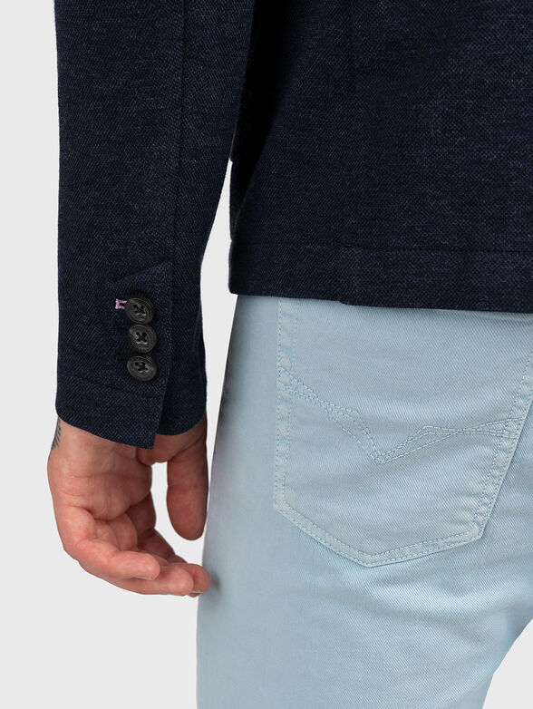 MYRON blazer in blue color - 6