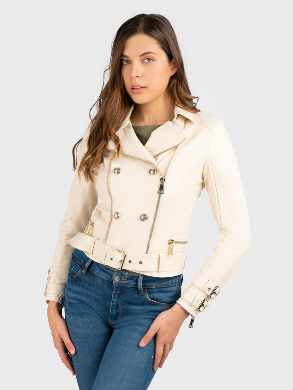 OLIVIA eco leather biker jacket  - 2