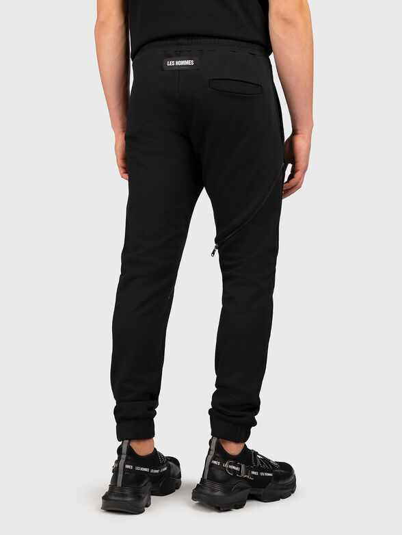 Sports trousers with accent zips - 2