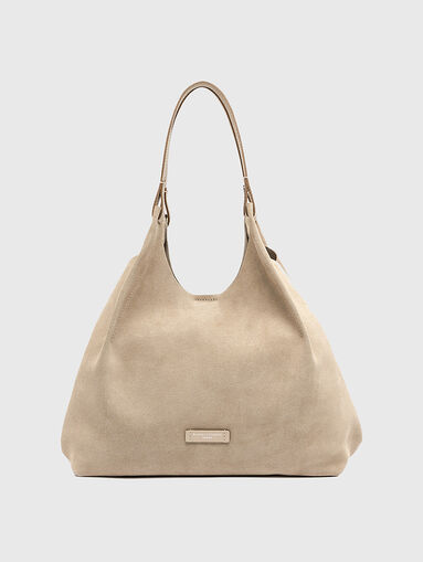 DUA beige suede bag - 4