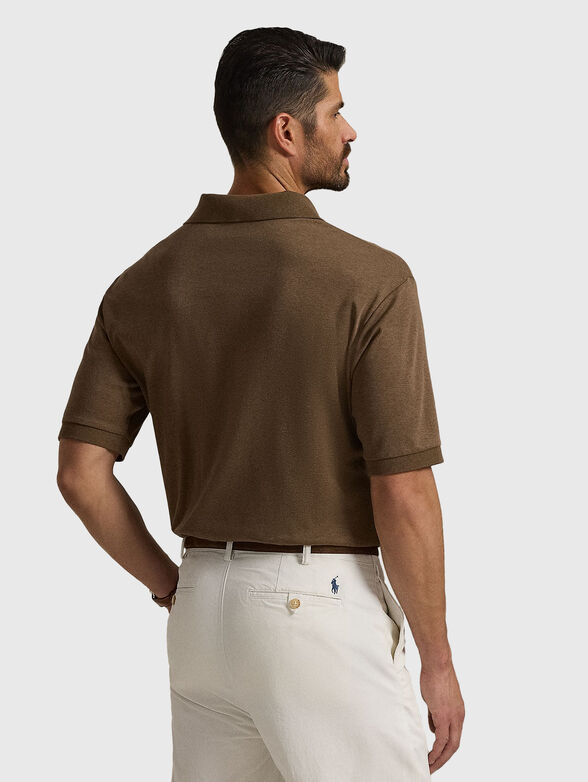 Polo shirt with short sleeves and embroidered logo - 3