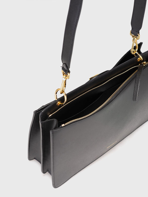 Leather bag with logo - 5