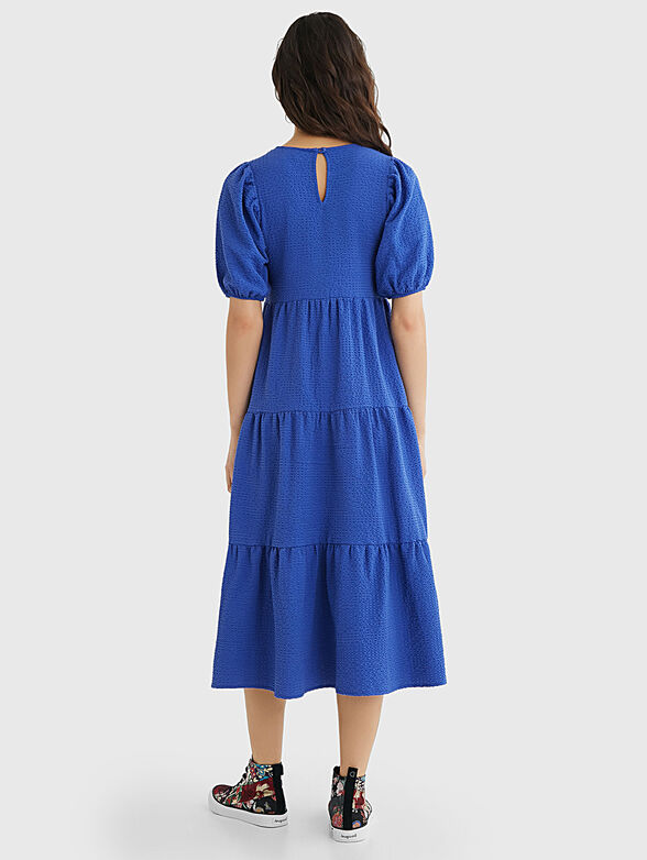 Black dress with short sleeves - 5