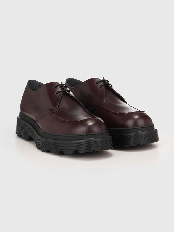 Lace-up leather shoes - 1