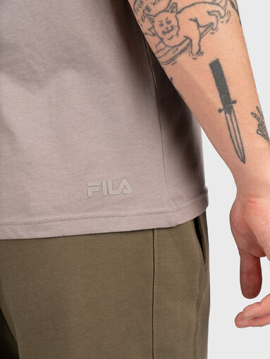 BIBBIENA black T-shirt with logo print - 4