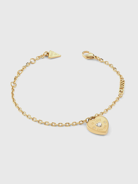 HEART bracelet with rhinestones - 1