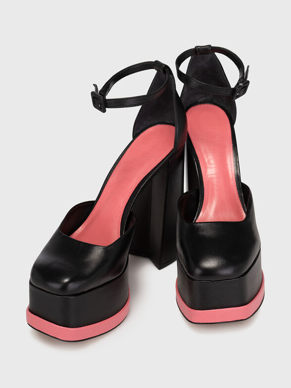 Black shoes with croc texture - 6