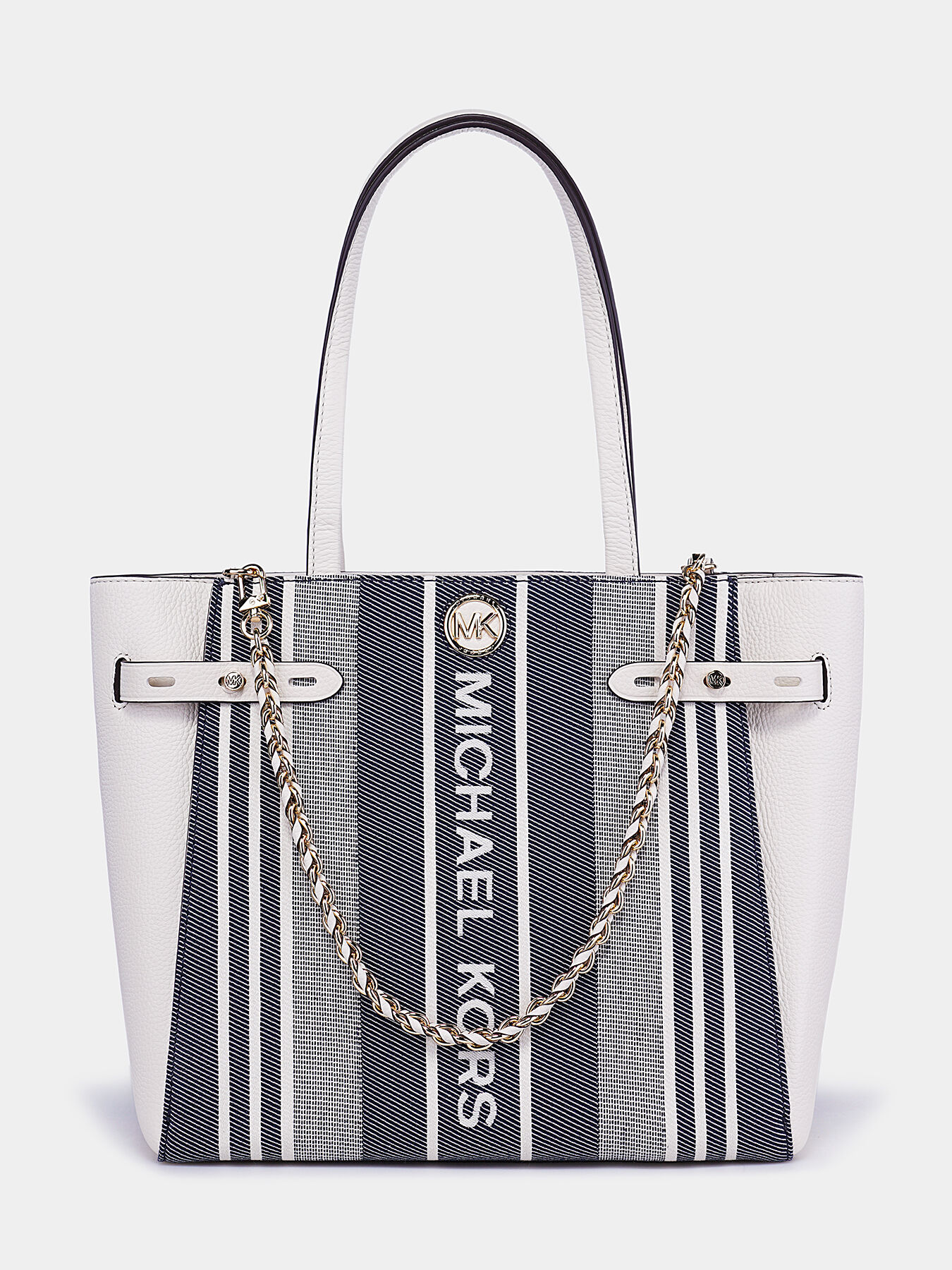 Cotton tote bag with metal chain brand MICHAEL KORS Globalbrandsstore en