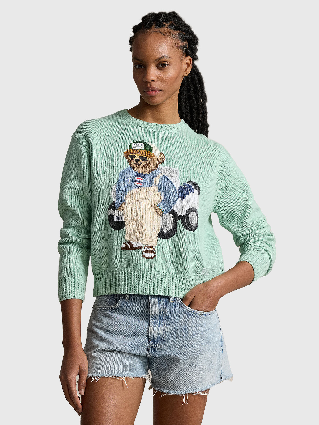 Polo Bear cotton sweater brand POLO RALPH LAUREN Globalbrandsstore en