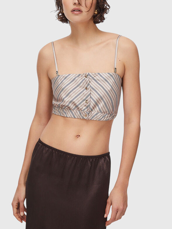 Striped crop top - 1