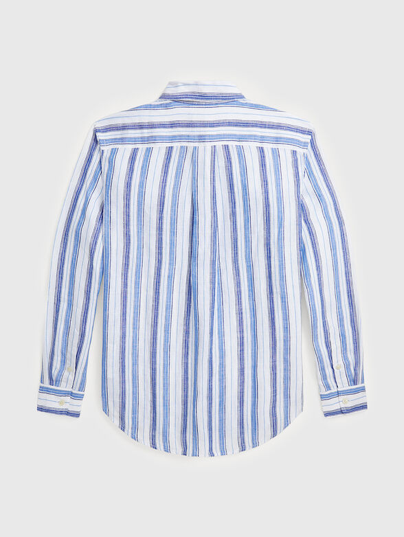 Striped shirt in cotton  - 2