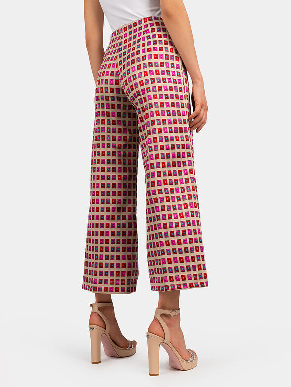 Trousers with multicolor print - 2