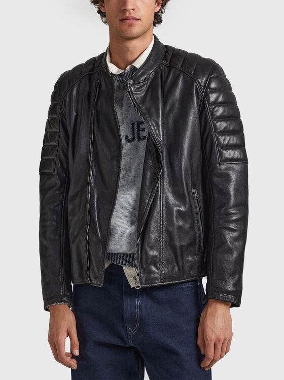 BREWSTER leather jacket in black color - 1