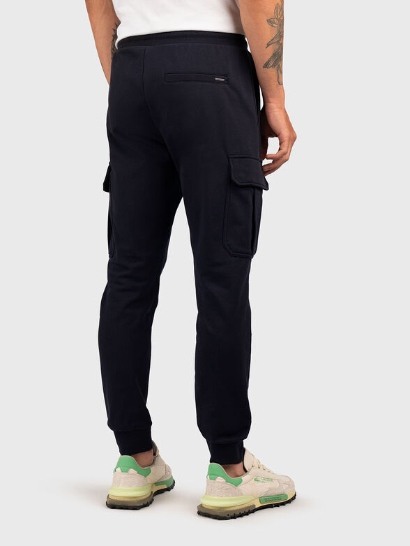 Cotton cargo trousers with logo - 2