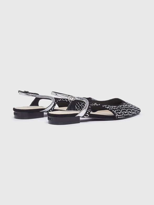 Ballet flats with rhinestones - 3