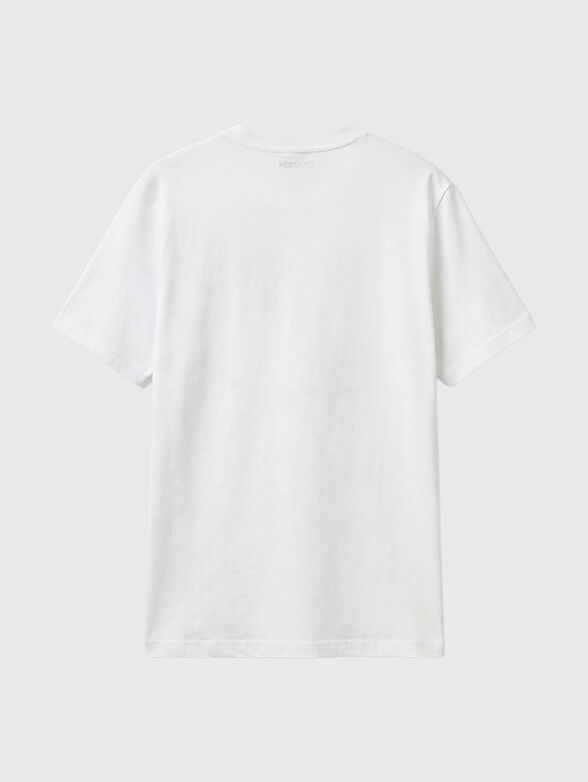 T-shirt with oval neckline - 2