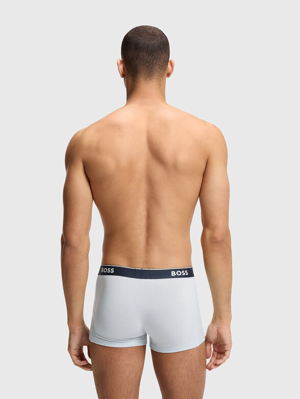 Set of three pairs of boxer shorts with a logo - 3
