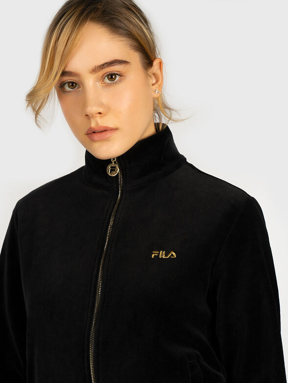 BELLUNA Sweatshirt with velvet texture - 2