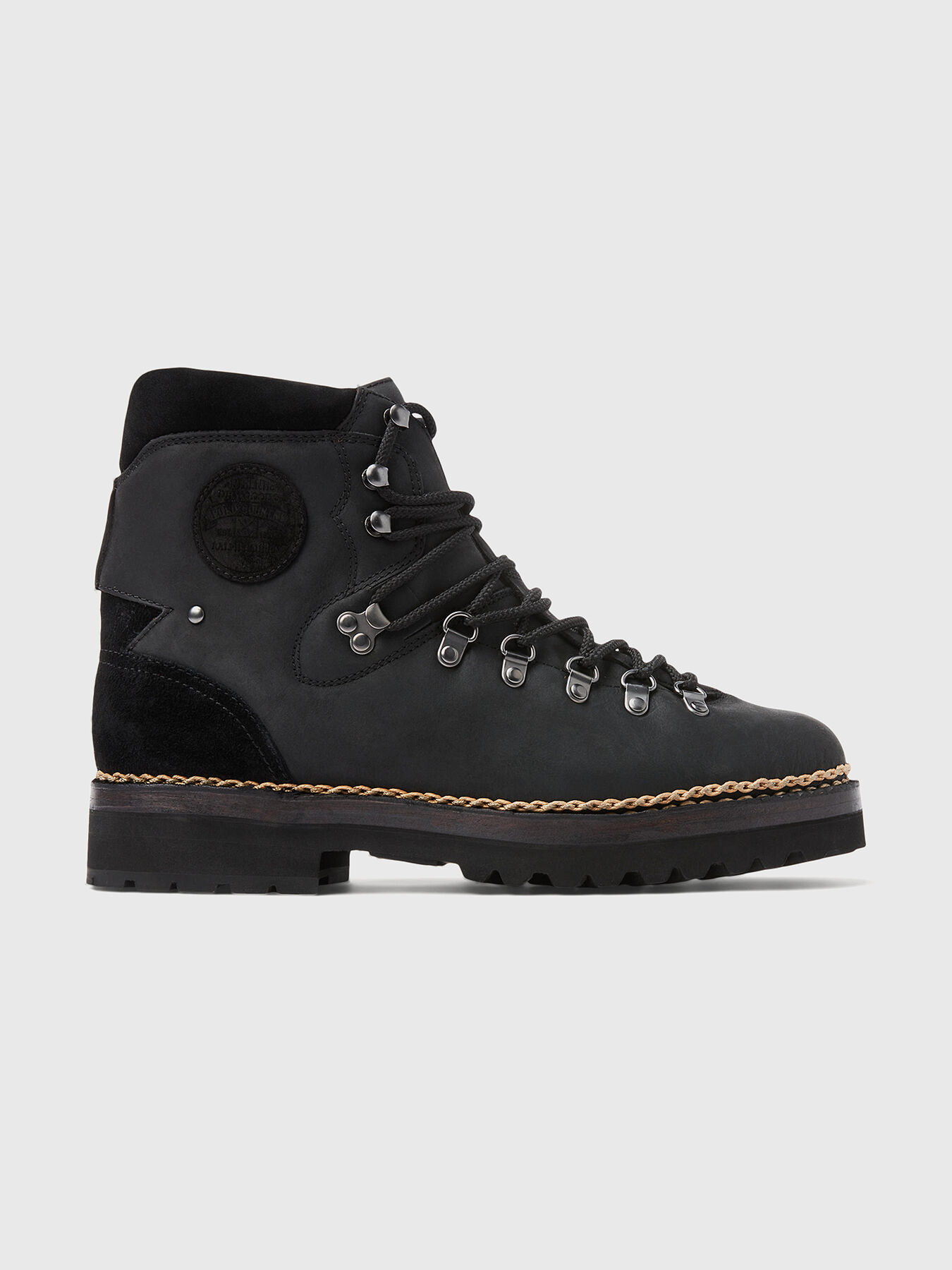 Grey and black polo boots store