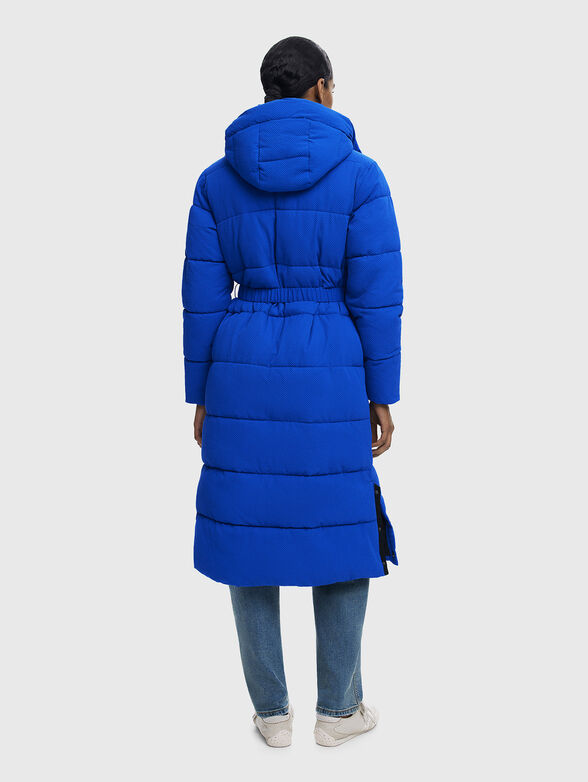 CINTURON2 long jacket with belt - 3