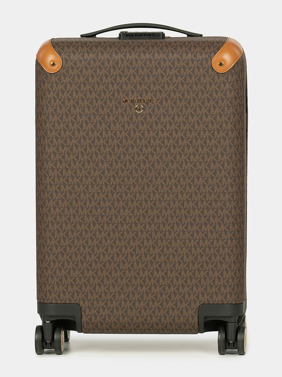 Monogram logo printed suitcase - 1