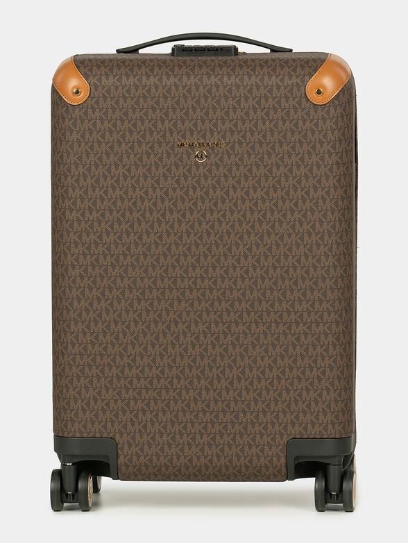 Monogram logo printed suitcase - 1