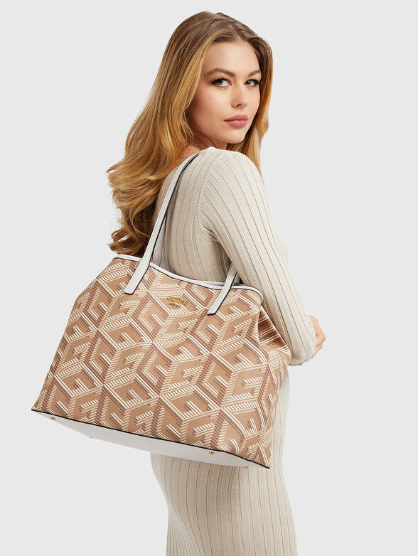 VIKKY brown shopper bag - 2