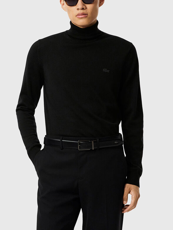 Wool turtleneck sweater - 1