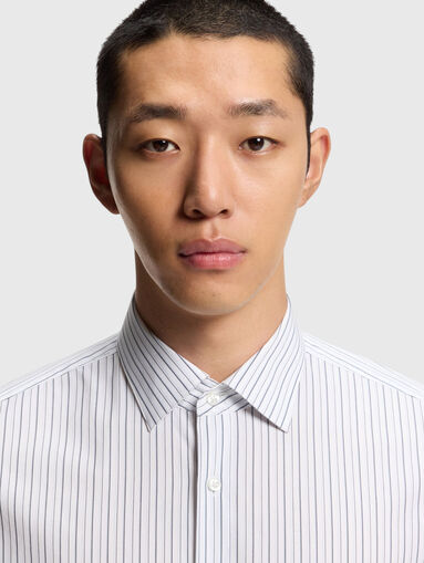 Striped cotton shirt - 4
