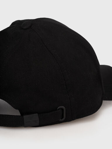 Black cap with logo patch  - 4