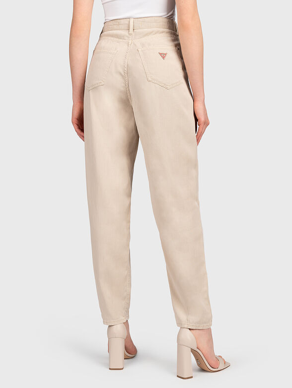 ANDREA BARREL beige jeans - 2